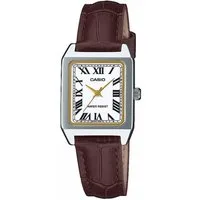 CASIO TIMELESS COLLECTION Quarzuhr LTP-B150L-7B2EF, Armbanduhr, Damenuhr, analog, Lederarmband