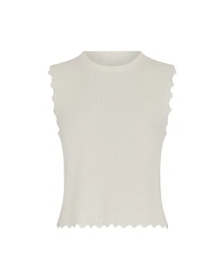 msch copenhagen - MSCHMamie Vest egret - Gr. - M