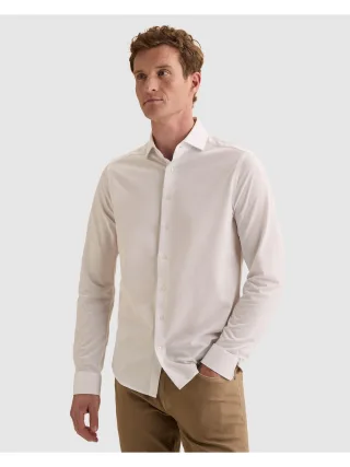 Vanguard - Tech Oxford Jersey Solid Bright White - Gr. - L