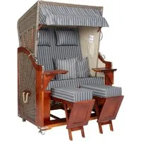 WebaVita Strandkorb Webavita Strandkorb Karibik 2-Sitzer, BxTxH: 123x90x170 cm, Strandkorb