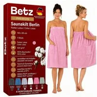 Betz Kilt Frottee Saunakilt BERLIN mit Knöpfen für Damen 420 g/m², Baumwolle