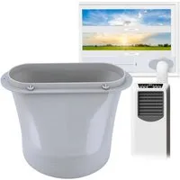 shop'n smile ideoon Schlauchadapter Fenster-Adapter für mobile Klimaanlagen (15,5 cm Abluftschlauch), Für maximale Kühleffizienz