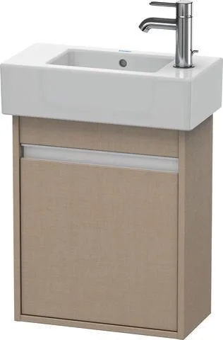 Duravit Ketho Waschtischunterbau wandhängend Leinen Matt 450x225x550 mm - KT6629R7575 KT6629R7575