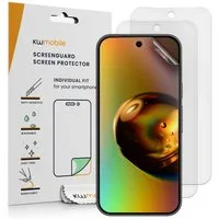 kwmobile Displayschutzfolie 3x Folie matt für Google Pixel 11 / Pixel 10 / Pixel 9, 3 Stück, Schutzfolie Anti-Fingerabdruck Displayschutz Displayfolie entspiegelt