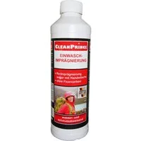 CleanPrince Einwaschimprägnierung Imprägnierung per Hand oder Waschmaschine Imprägnierspray, für Textilien, Wasser- und Schmutzabweisung