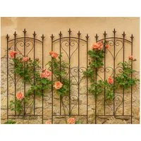 HTI-Living Rankgitter 3er Set Spalier mit Herz-Ornamenten Set, 3 St., 3 Rankgitter ohne Dekoration, Rankhilfe Spalier