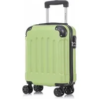 YONSLY Hartschalen-Trolley Hartschalen-Koffer Trolley 360° Rollen, robuster Reisekoffer, 4 Rollen, mit Zahlenschloss, für Business und Urlaub 46/55/66/76 cm