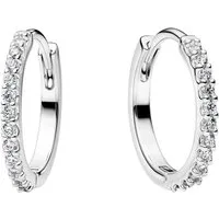 Pandora Paar Creolen 294649C01, Zirkonia, Silber, Creolen