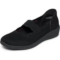 Skechers ARYA Ballerina Freizeitschuh, Schlupfschuh mit Handsfree Slip-Ins Funktion