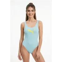 PUMA Badeanzug PUMA SWIM WOMEN SWIMSUIT mit bequemen Trägern, Logo- Branding