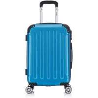 Flexot Hartschalen-Trolley F-2045 Kofferset, 360° Rollen, robuster Reisekoffer, Bordcase, 4 Rollen, Robuster und moderner Koffer mit vier 360° Rollen und Zahlenschloss