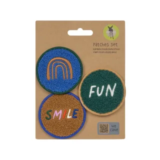 Lässig Patches 3er Set - Little Gang Smile/Fun