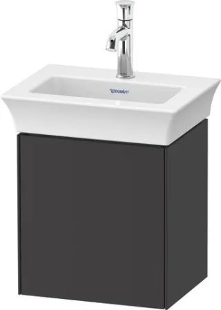 Duravit White Tulip Waschtischunterbau wandhängend Graphit Seidenmatt 384x298x410 mm - WT4240L5858 WT4240L5858