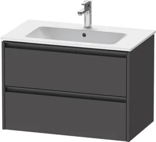 Duravit Ketho.2 Waschtischunterbau wandhängend Graphit Matt 810x480x550 mm - K25263049490000 K25263049490000