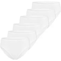 Schiesser Hüftslip 6er Pack Essentials Cotton (Spar-Set, 6-St) Slip - Baumwolle - Atmungsaktiv - Optimale Passform