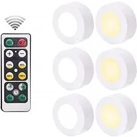 SinLaw LED Wandleuchte LED Schrankleuchte mit Fernbedienung, Timer, 2 Fernbedienungen + 3W/3W, dimmbar, RGB