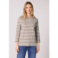 STREET ONE 3/4-Arm-Shirt aus reiner Baumwolle