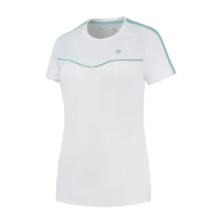 K-Swiss - "Hypercourt" T-Shirt für Damen, Rundhalsausschnitt (Weiß)