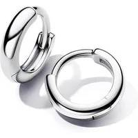 Pandora Paar Creolen 293286C00, für Damen Silber
