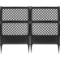 KHW Spalier, 2 St., 2er-Set mit Erdspießen, BxTxH: 100x6x140 cm