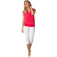 Stehmann Caprihose Maria-530-14060 elastischer Bund, seitliche Raffung am Bein, ohne Verschluss