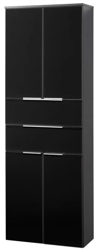Fackelmann KARA Hochschrank Front anthr 176x60x32,5 4Türen, 80921 80921