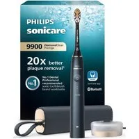 Philips Sonicare Elektrische Zahnbürste Diamond Clean Prestige HX9992, Aufsteckbürsten: 1 St., mit Schalltechnologie, SenseIQ-Technologie, KI gesteuerte Sonicare App