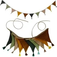 CLTYQ Wimpelkette Girlande Wimpelkette Kinderzimmer,Deko zum Aufhängen, Mädchen&Jungen Kinderzimmer Deko für Hausbett, Babybett & Kinderbett