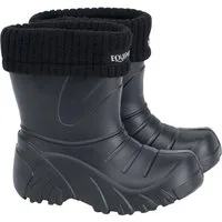 Equipage New Panda Kinderstiefel zum Reiten, Schwarz Reitstiefel
