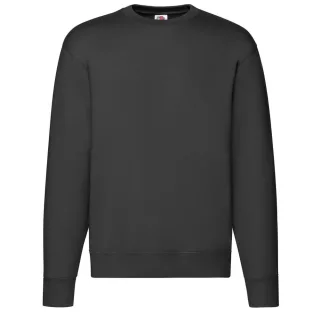 Fruit of the Loom Herren Premium Set-in Sweatshirt (Schwarz)