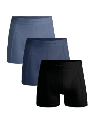 Muchachomalo Herren Pima Baumwolle Boxer Shorts - 3er Pack - Herren Unterwäsche