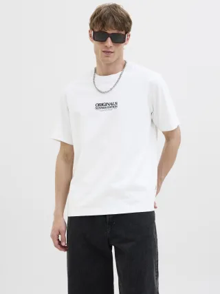 JACK&JONES - JORTAVIRA POP TEE SS CREW NECK OC25 bright white - Gr. - XXL