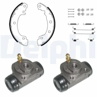 Delphi Bremsbacken vormontiert hinten Renault Megane Sc?nic KP981