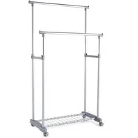 Zeller Present Kleiderständer, auf Rollen, höhenverstellbar 93,5-170 cm