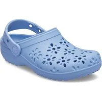 Crocs Classic Floral Cut Out Clog Clog Sommerschuh, Sandale, Strandschuh mit schwenkbarem Fersenriemen