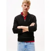 Tommy Jeans Strickpullover TJM SLM ESS LIGHT ¼ ZIP SWTR EXT Mit Rundhalsausschnitt