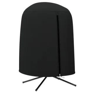 Outsunny Abdeckung, Schwarz, Textil, 128x190x128 cm, Gartenzubehör, Gartenmöbel-Schutzhüllen
