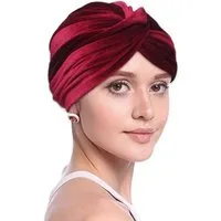 Zaewry Turbanmütze Afrikanischer Damen Geflecht Kopfbedeckung Kopftücher Chemo Kappe