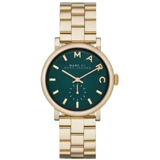Marc Jacobs MBM3245 Baker Gold Grünes Zifferblatt Damenuhr