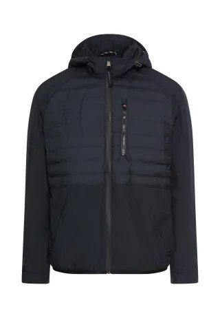 camel active - teXXXactive® Jacke mit abnehmbarer Kapuze dark navy - Gr. - 54