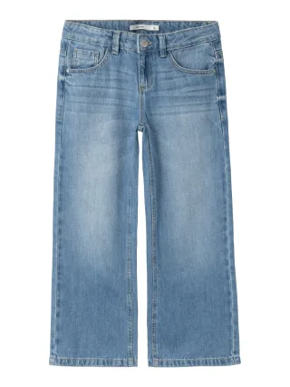 NAME IT - NKFROSE WIDE JEANS 5529-BE NOOS Medium Blue Denim - Gr. - 158