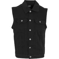 URBAN CLASSICS Jerseyweste Urban Classics Herren Denim Vest (1-tlg)