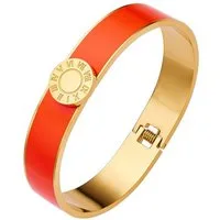 ROUGEMONT Armreif Emaillierter Damen Trend Fashion Armreif Armband Edelstahl, Sommer Trend