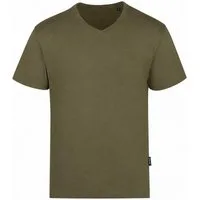 HRM V-Shirt Herren Luxury V-Neck Tees, gekämmte Bio-Baumwolle