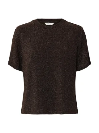 selected men - T-Shirt - Slwnori braun - Gr. - S