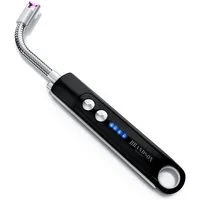 Brandson Feuerzeug elektrisch, Lichtbogen Stabfeuerzeug USB aufladbar (1-St), Kerzenanzünder für Küche, Kerzen, Gasherde, Grill, Kamin
