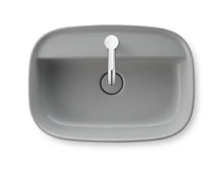 Duravit Zencha Aufsatzbecken Grau Seidenmatt, 550 mm - 23745567711 23745567711