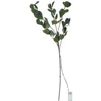 STAR TRADING LED Dekolicht LED Dekozweige Eucalyptus, LED Dekozweig,Eucalyptus', Batteriebetrieb + Timer, beleuchtete Tisch
