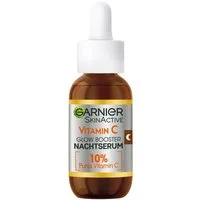 GARNIER Gesichtsserum VITAMIN C GLOW BOOSTER NACHTSERUM, fördert die Hautregeneration, für mehr Glow