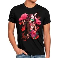 style3 T-Shirt Moon Demon demon slayer anime japan manga cosplay